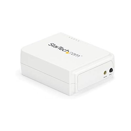  StarTech.com 1 Port USB Wireless N Network Print Server with 10100 Mbps Ethernet Port - 802.11 bgn - Wi-Fi - IEEE 802.11n - USB - External - PM1115UW