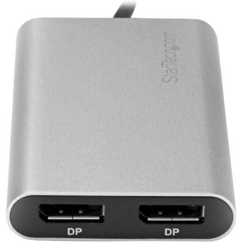  StarTech.com Thunderbolt 3 to Dual DisplayPort Adapter - 4K 60Hz - Windows Only Compatible - Monitor Adapter - DP Adapter