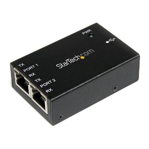  StarTech.com USB to Serial Adapter  2 Port  Wall Mount  COM Port Retention  Texas Instruments  USB to Serial RS232 Adapter