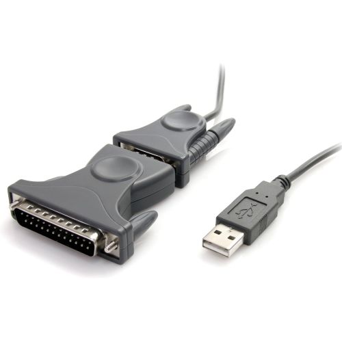  StarTech.com USB to Serial Adapter  2 Port  Wall Mount  COM Port Retention  Texas Instruments  USB to Serial RS232 Adapter