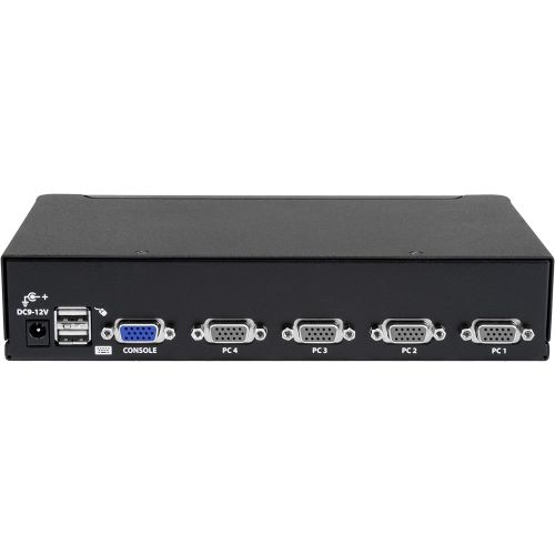  StarTech.com 4 Port Rack Mountable USB KVM Switch With Audio and USB Hub