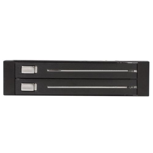 StarTech.com 2 Drive 2.5in Trayless Hot Swap SATA Mobile Rack Backplane - Dual Drive SATA Mobile Rack Enclosure for 3.5 HDD