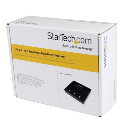  StarTech.com 1:2 Standalone USB 2.0 Flash Drive Duplicator and Eraser - USB Stick Duplicator - Flash Drive Copier - USB Flash Drive Eraser