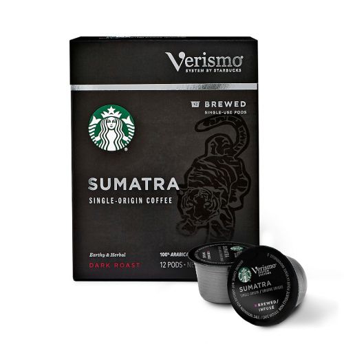 스타벅스 Starbucks Verismo™ 12-Count Sumatra Single Origin Brewed Coffee Pods