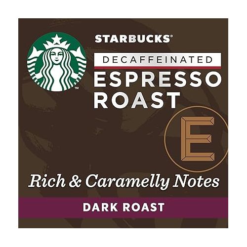 스타벅스 Starbucks by Nespresso Decaf Dark Roast Espresso (50-count single serve capsules, compatible with Nespresso Original Line System)