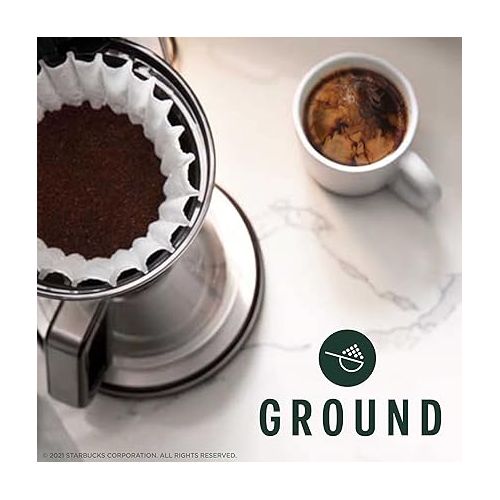 스타벅스 Starbucks Ground Coffee, Medium Roast Coffee, Pike Place Roast, 100% Arabica, 1 Bag (12 Oz)