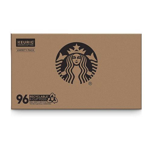 스타벅스 Starbucks K-Cup Pods Roast Coffee, 100% Arabica, Dark Variety, 96 Count