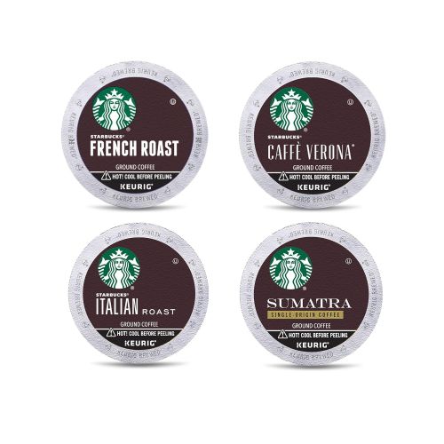 스타벅스 Starbucks K-Cup Pods Roast Coffee, 100% Arabica, Dark Variety, 96 Count