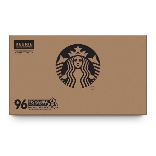 스타벅스 Starbucks K-Cup Pods Roast Coffee, 100% Arabica, Dark Variety, 96 Count