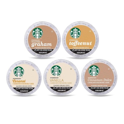 스타벅스 Starbucks K-Cup Coffee Pods?Flavored Coffee?Variety Pack?100% Arabica?1 box (40 pods)