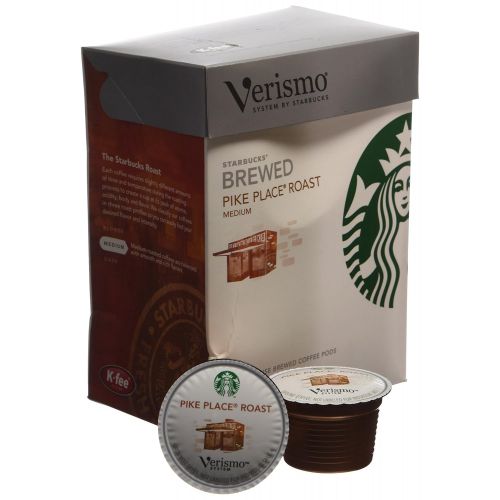 스타벅스 Starbucks Pike Place Roast Coffee Verismo Pods, 12 count