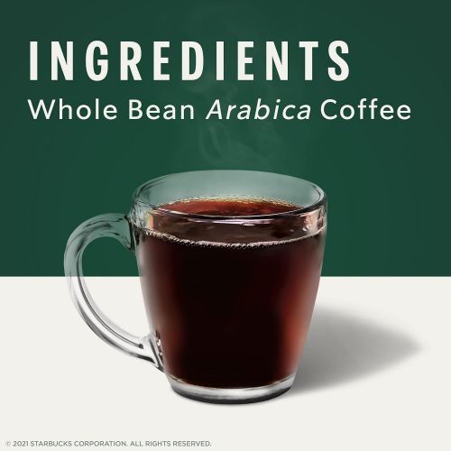 스타벅스 Starbucks Whole Bean Coffee?Dark Roast Coffee?Espresso Roast?100% Arabica?6 bags (12 oz each)