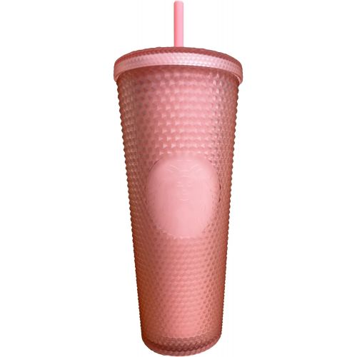 스타벅스 Starbucks 2022 Valentines Soft Touch Pink Studded Venti (24 oz.) Tumbler