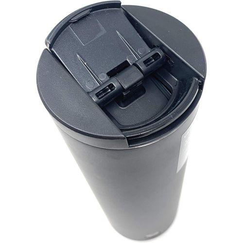 스타벅스 2019 Starbucks Matte Black Double Walled Vacuum Insulated Stainless Steel Tumbler, 16 Fl Oz