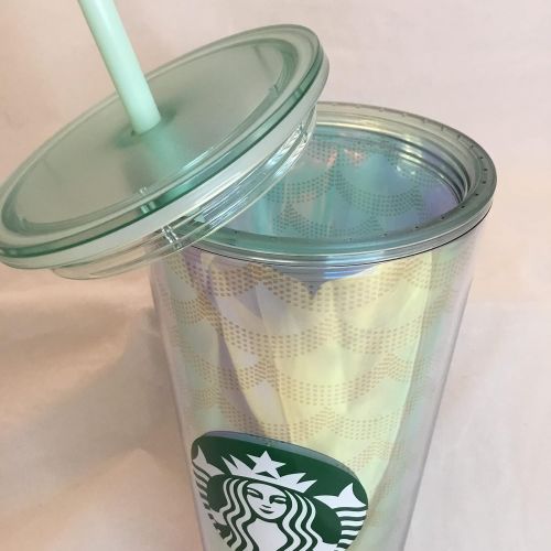 스타벅스 Starbucks Holiday 2019 Acrylic Cold Cup Tumbler 20oz Iridescent