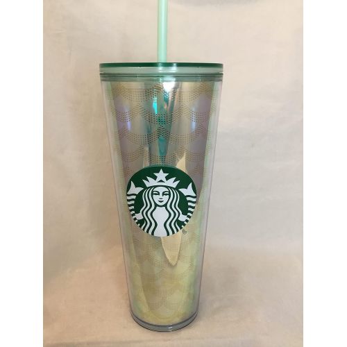 스타벅스 Starbucks Holiday 2019 Acrylic Cold Cup Tumbler 20oz Iridescent