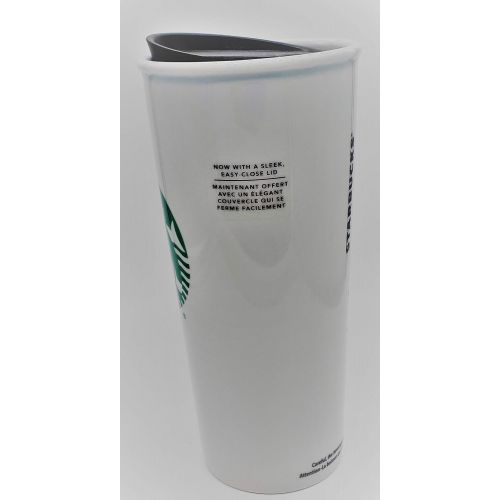 스타벅스 Starbucks Double Wall Ceramic Traveler, 12 fl oz