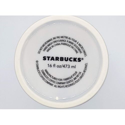 스타벅스 Starbucks Double Wall Ceramic Traveler, 12 fl oz