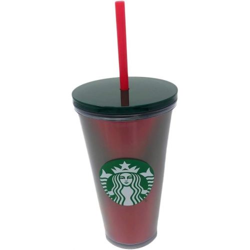 스타벅스 Starbucks 2019 Winter Holidays Lenticular Holographic Cold Cup Tumbler 16oz Red Green