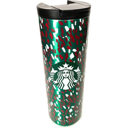 스타벅스 Starbucks Green Confetti Holiday 2019 16 Fl Oz Vacuum Insulated Tumbler