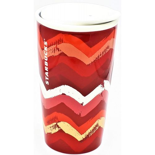 스타벅스 Starbucks Double Wall Traveler - Zig Zag, 10 Fl Oz