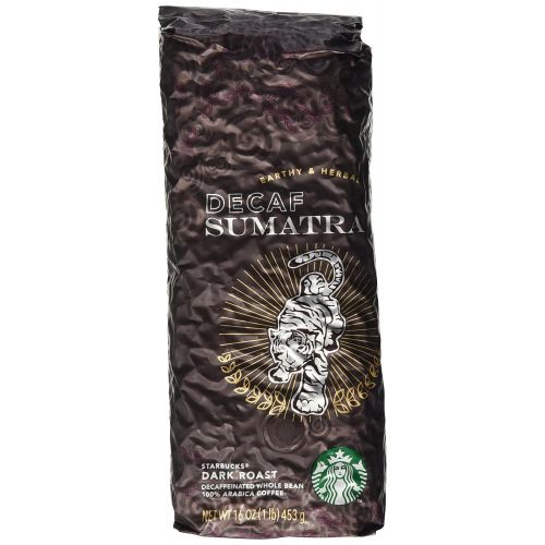 스타벅스 Starbucks Decaf Sumatra, Whole Bean Coffee (1lb)