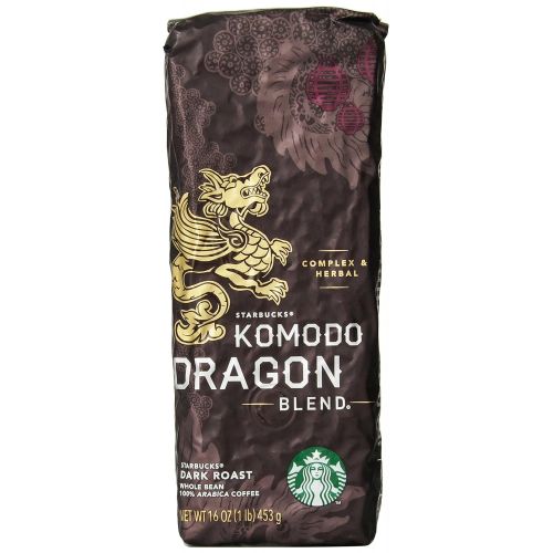 스타벅스 Starbucks Komodo Dragon Blend®, Whole Bean Coffee (1lb): Kitchen & Dining