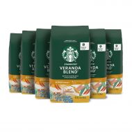 Starbucks Blonde Roast Whole Bean Coffee  Veranda Blend  100% Arabica  6 bags (12 oz. each)