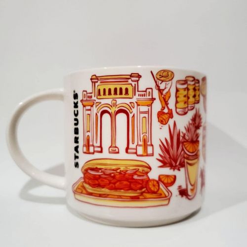 스타벅스 Starbucks Mexico Coffee Tea Mug City Collector Series 16oz