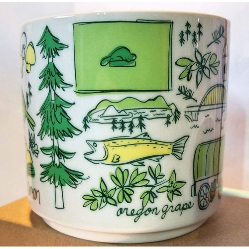 스타벅스 Starbucks Been There Across the Globe Series Mug 14 oz OREGON