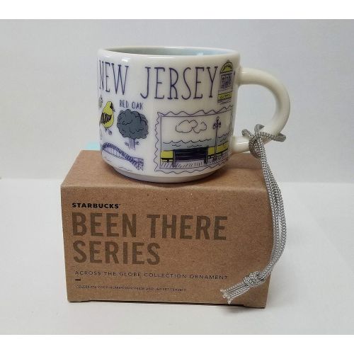 스타벅스 Starbucks New Jersey Been There Collection Ceramic Coffee Demitasse Ornament 2 oz