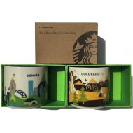 Starbucks Denver Colorado You Are Here Collection Coffee Mug Set of 2