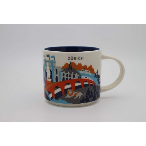 스타벅스 Starbucks Zurich/Switzerland You Are Here YAH Collection Coffee Mug