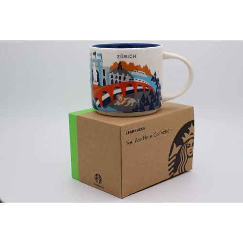 스타벅스 Starbucks Zurich/Switzerland You Are Here YAH Collection Coffee Mug