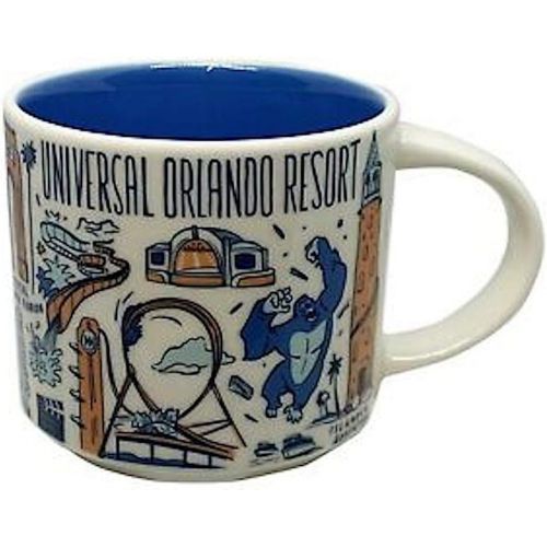 스타벅스 Starbucks UNIVERSAL ORLANDO RESORT BEEN THERE SERIES ACROSS THE GLOBE COLLECTION Ceramic Coffee Cup, 14 Fl Oz