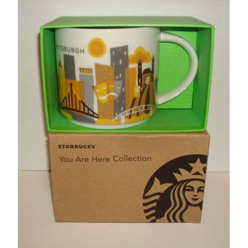 스타벅스 Starbucks Coffee 2013, You are here collection, Pittsburgh Mug, 14 oz.