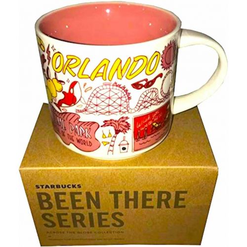 스타벅스 Starbucks ORLANDO BEEN THERE SERIES ACROSS THE GLOBE COLLECTION Ceramic Coffee Mug, 14 Fl Oz