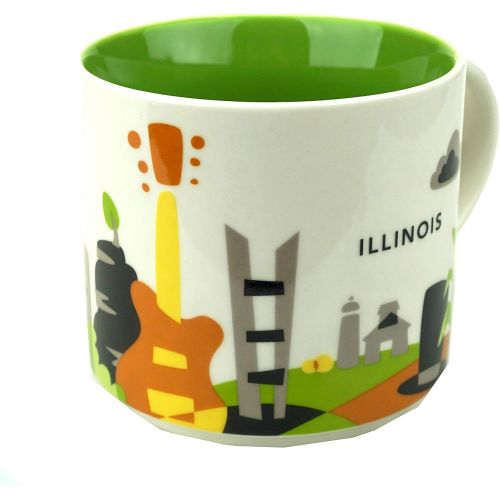 스타벅스 Starbucks Illinois You Are Here Collection Mug