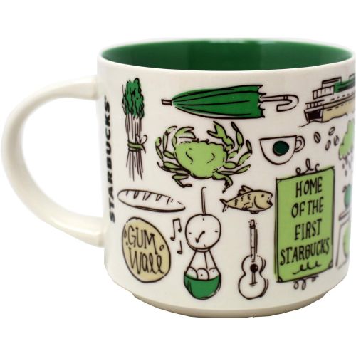 스타벅스 Starbucks Been There Series - Pike Place Market Mug, 14 Fl Oz