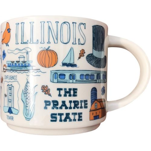 스타벅스 Starbucks Been There Series Collectible Coffee Mug (Illinois)