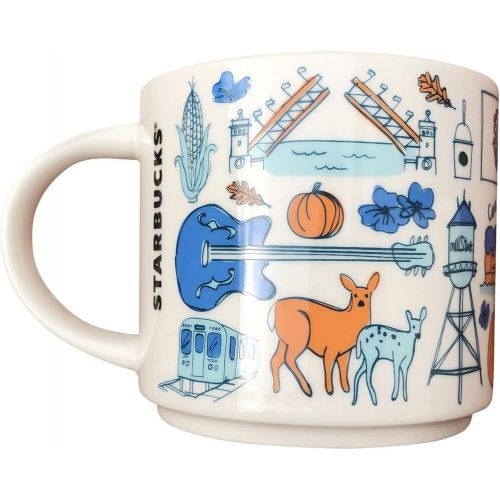 스타벅스 Starbucks Been There Series Collectible Coffee Mug (Illinois)