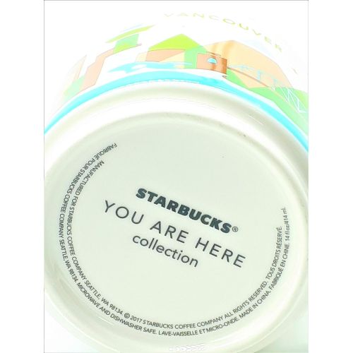 스타벅스 Vancouver British Columbia Starbucks Coffee Tea Mug You Are Here Collection