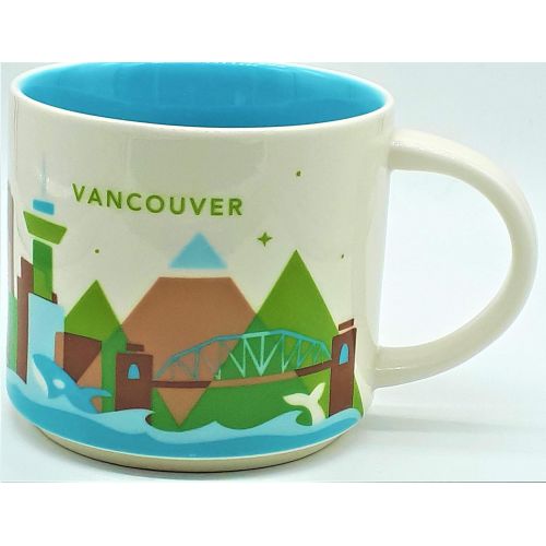 스타벅스 Vancouver British Columbia Starbucks Coffee Tea Mug You Are Here Collection