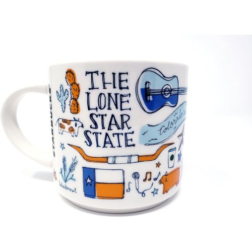 스타벅스 Starbucks Texas Coffee Mug, Been There Series Across The Globe Collection