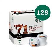 Starbucks Pike Place Roast, K-cup for Keurig Brewers, 128 Count