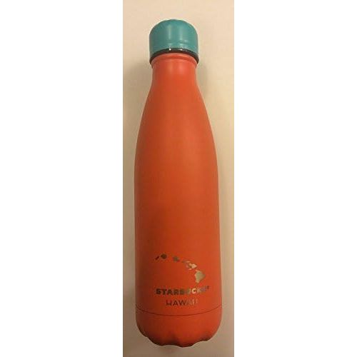 스타벅스 Starbucks Exclusive Hawaii Stainless Steel Orange Swell Thermal Bottle-17oz