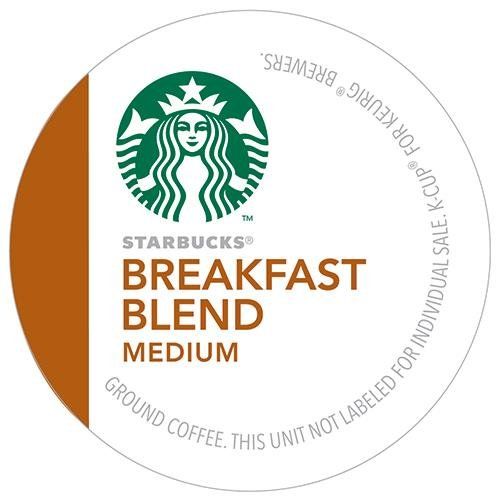 스타벅스 Starbucks Breakfast Blend Coffee K-Cups,8 packs of 24 cups(Total 192)