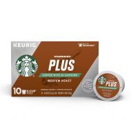 Starbucks Plus Coffee Medium Roast 2X Caffeine Single Cup Coffee for Keurig Brewers, 6 Boxes of 10 (60...