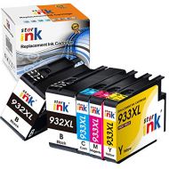 Starink Comaptible Ink Cartridge Replacement for HP 933XL 932XL 932 933 XL Combo Pack for OfficeJet 6700 H711n 6600 7612 7510 7610 Printer(2 Black, Cyan Magenta Yellow, 5 Packs)