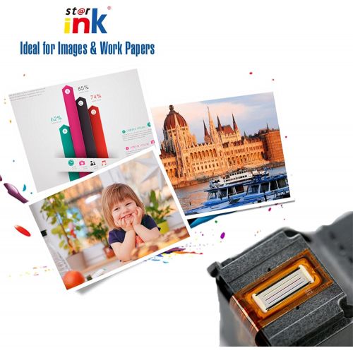  Starink Updated 61XL Remanufactured Ink Cartridge Replacement for HP 61 XL for Envy 4500 5530 Deskjet 1010 1510 2510 2540 3000 3050 3510 1512 Officejet 4630 2620 4635 Printer(Black